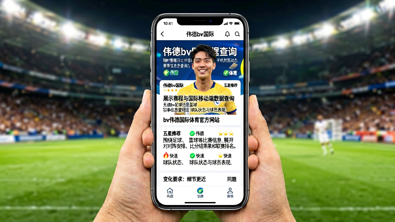 伟德bv国际移动端数据查询界面，展示赛程与比分信息的手机浏览场景